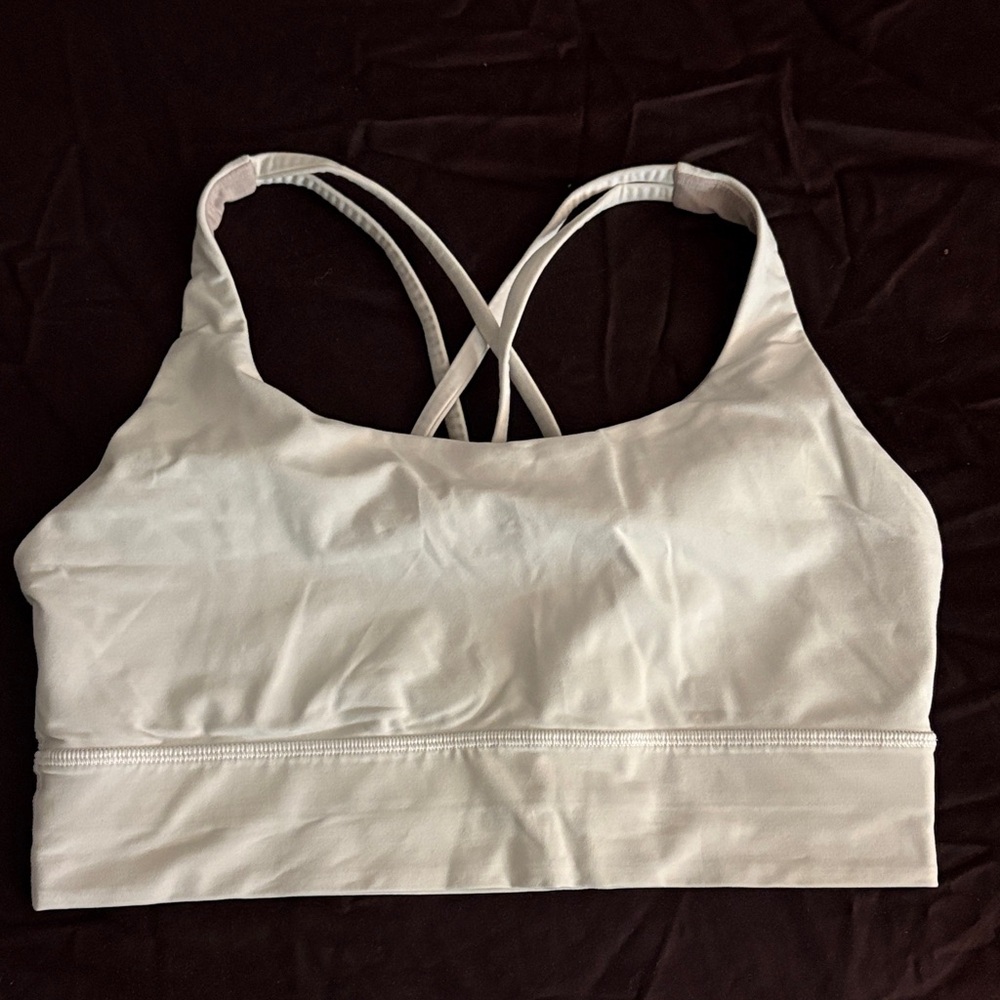 Lululemon Athletica White Sports Bra
